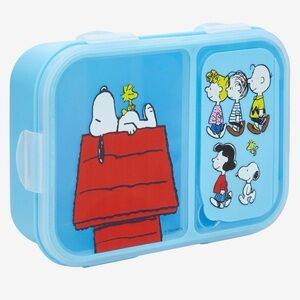 Peanuts Gang Snoopy Bento Lunch Box with Foldable Fork